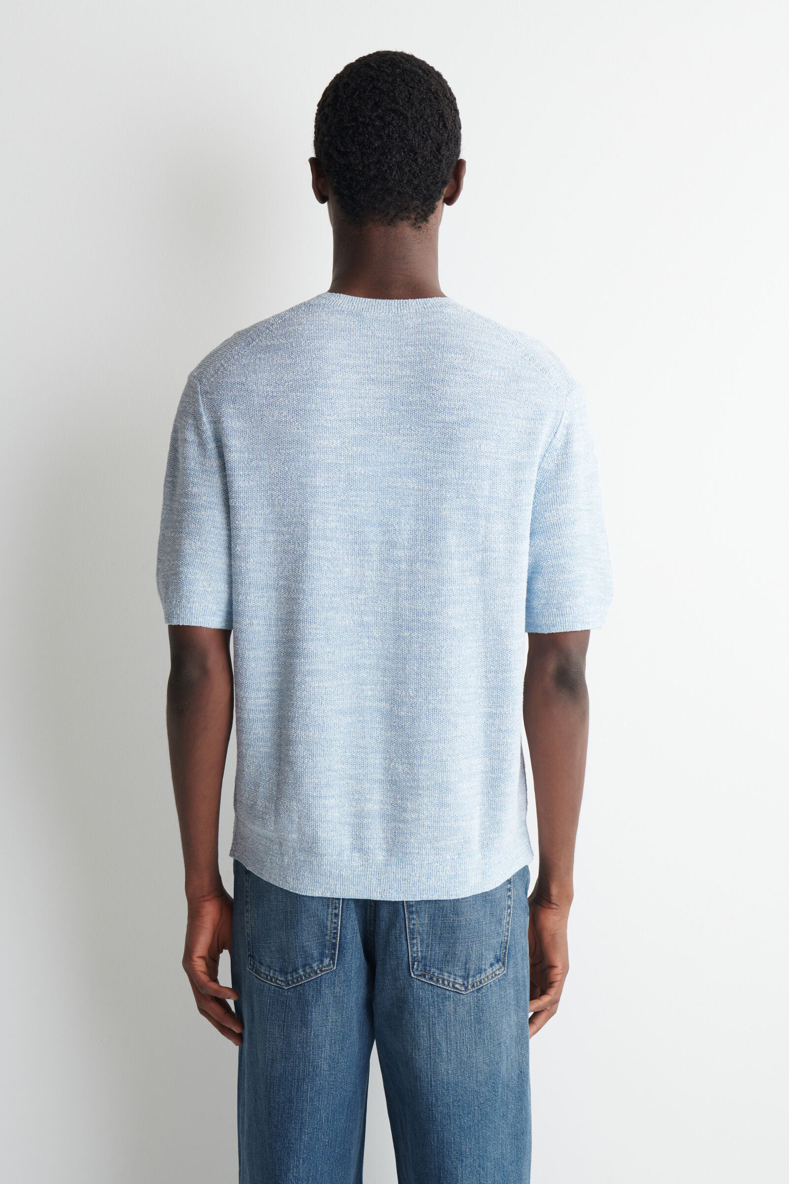 RELAXED BOUCLE-KNIT T-SHIRT リラックス ブークレニットTシャツ 
