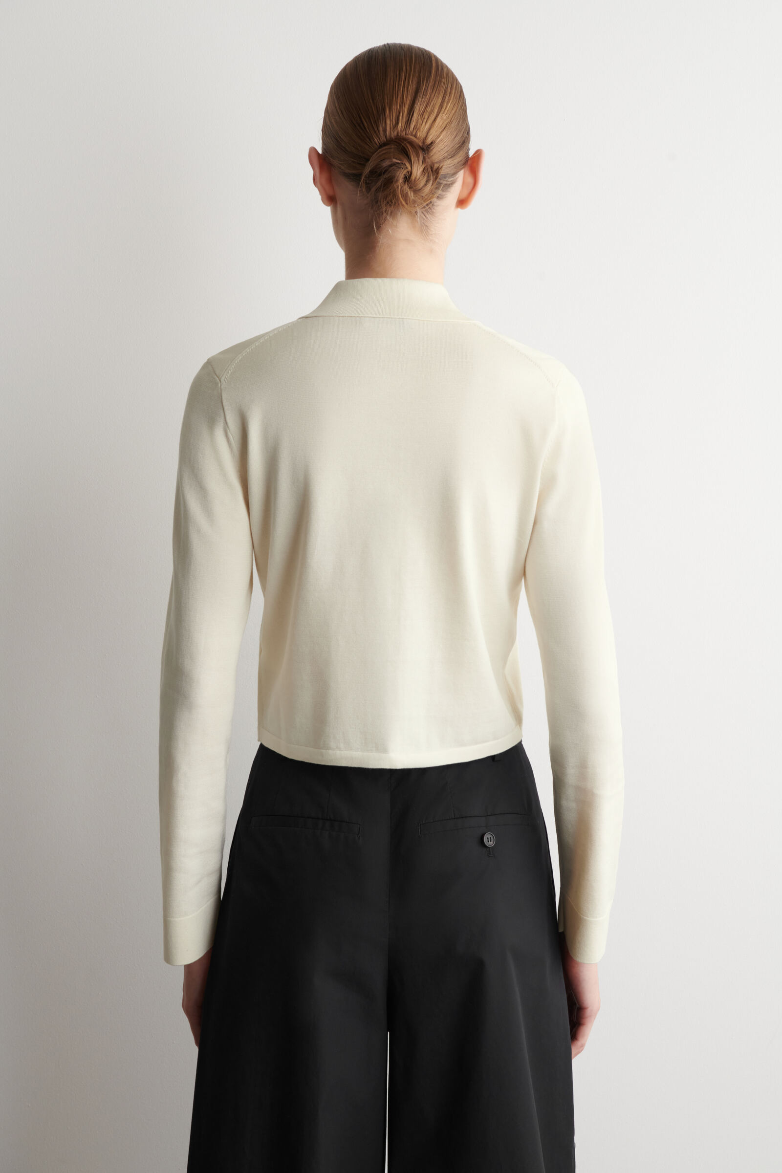 POCKET-DETAIL KNITTED COTTON CARDIGAN ポケットディテールニット