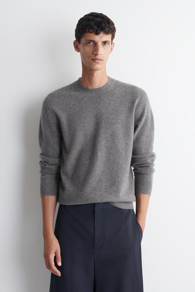 CASHMERE CREW-NECK JUMPER