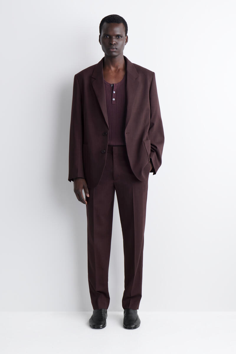 COS シルクコットン素材の ヘンリータンクトップ