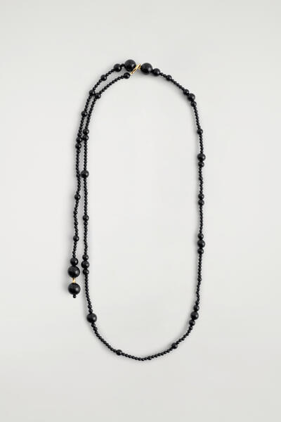 COS ビーズアゲートネックレス