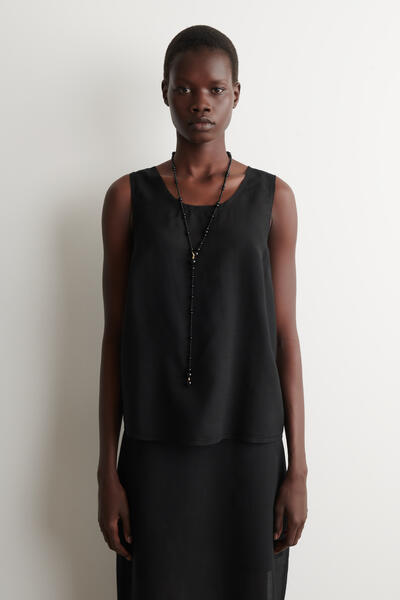 COS ビーズアゲートネックレス