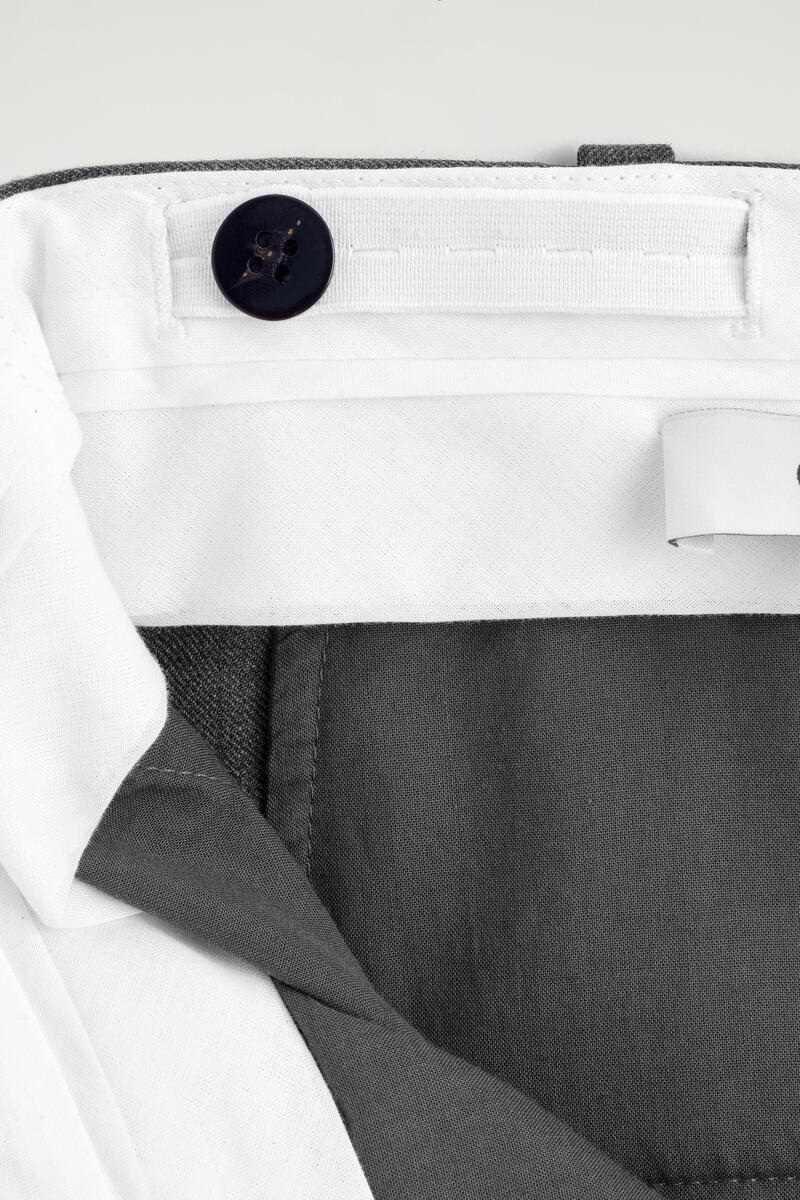 COS プリーツウール ブレンドキュロット