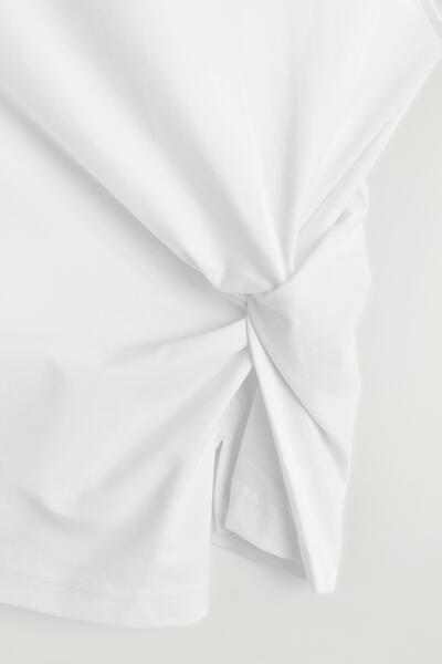 COS ツイストディテールジャージートップ