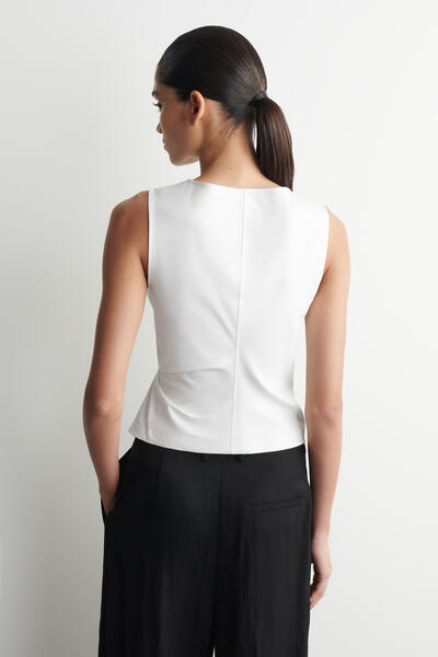 COS ツイストディテールジャージートップ