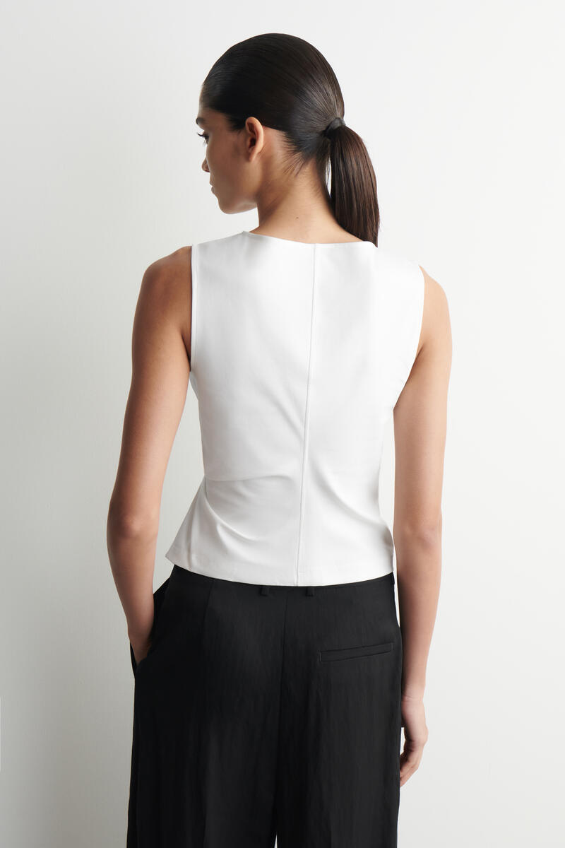 COS ツイストディテールジャージートップ