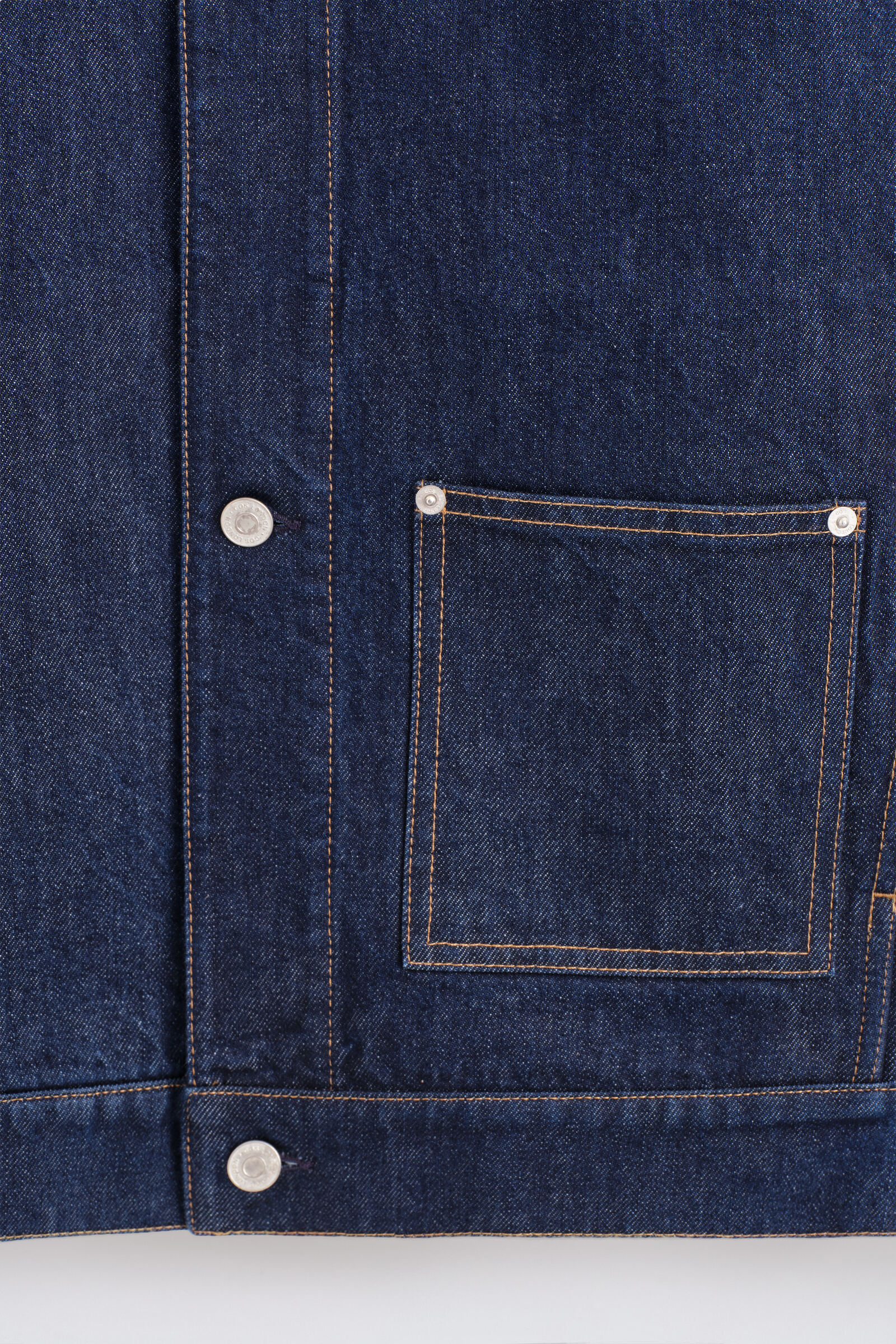 DENIM SHIRT JACKET デニム シャツジャケット ダークブルー｜COS コス