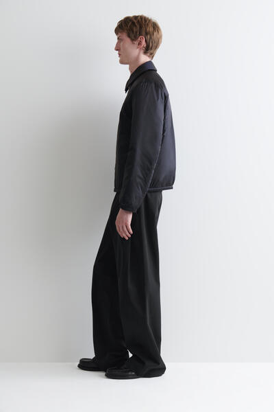 COS パデッド ナイロンジップアップ ボンバージャケット