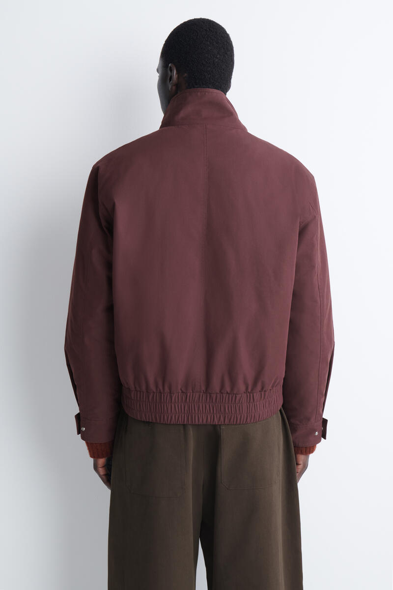 COS パデッド ファネルネック ボンバージャケット