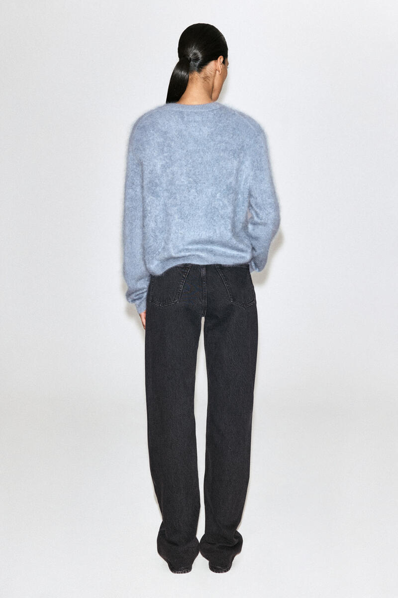 COS ブラッシュドカシミヤ クルーネックカーディガン