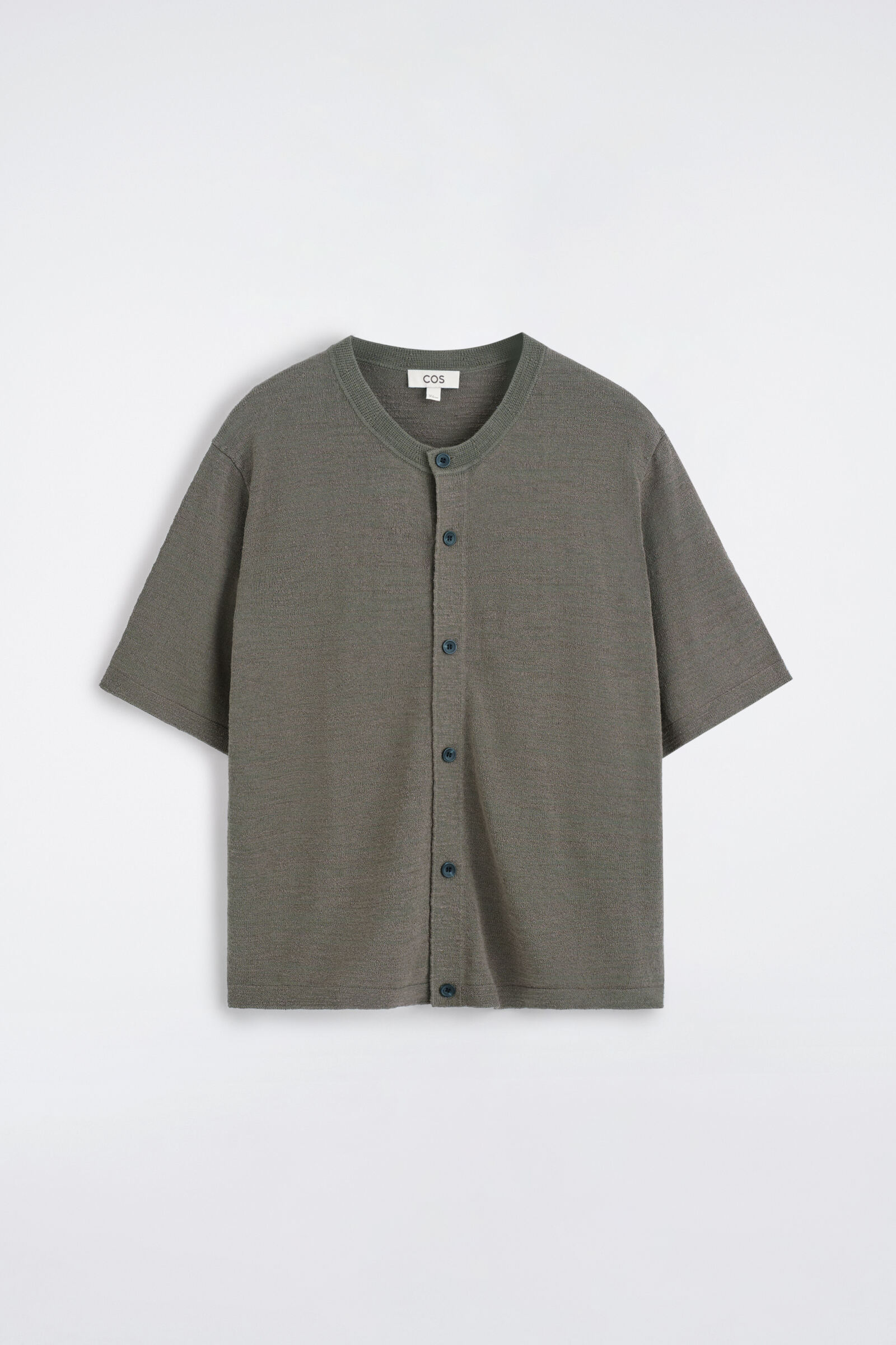 BOUCLE-KNIT SHORT-SLEEVED CARDIGAN ブークレニット半袖カーディガン