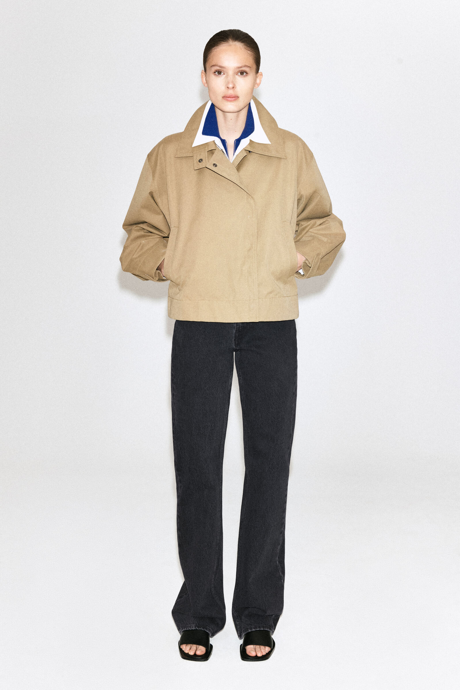 ROUNDED SHORT TRENCH JACKET ラウンドショート トレンチジャケット ROUNDED SHORT TRENCH JACKET ラウンドショート トレンチジャケット
