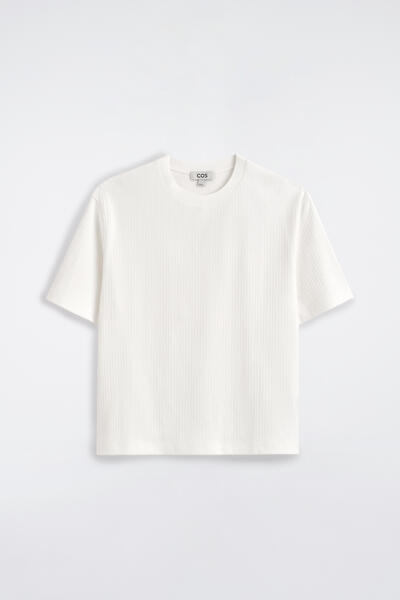 COS ヘビーウェイト リブ Tシャツ