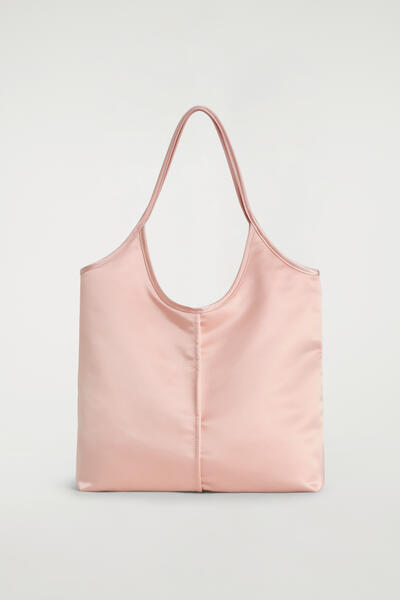 COS スカルプテッド トートバッグ- サテン