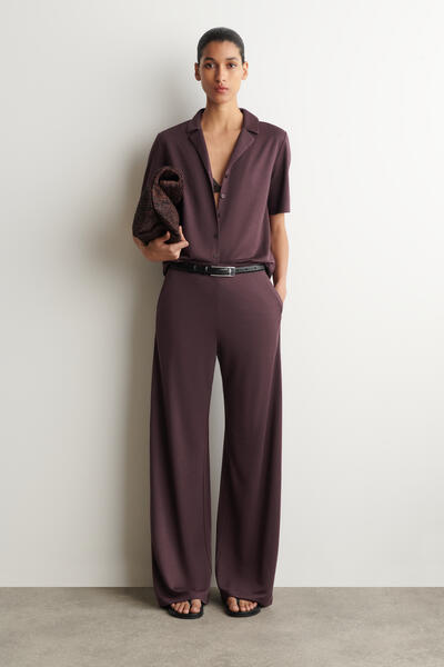 MODAL-JERSEY TROUSERS