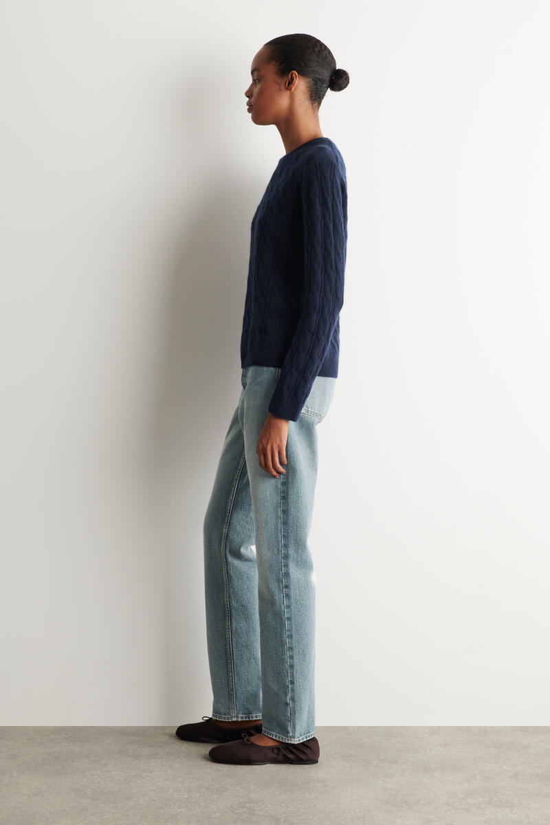 CABLE-KNIT CASHMERE JUMPER ケーブルニット カシミヤ セーター