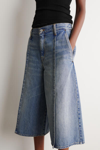 COS ピンタックデニムキュロット