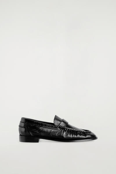 LEATHER MOCCASIN LOAFERS