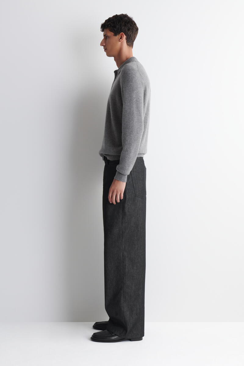 COS FOLD リラックスフィット ワイドレッグジーンズ