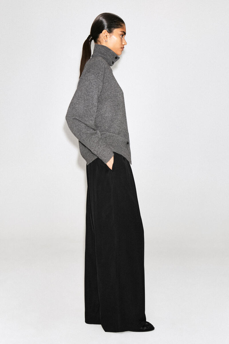 COS エラスティック ツイル ストレートレッグパンツ