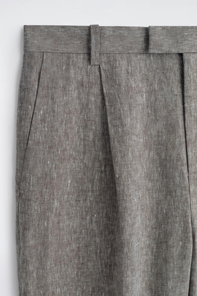 COS リネンリラックスフィット ワイドレッグパンツ