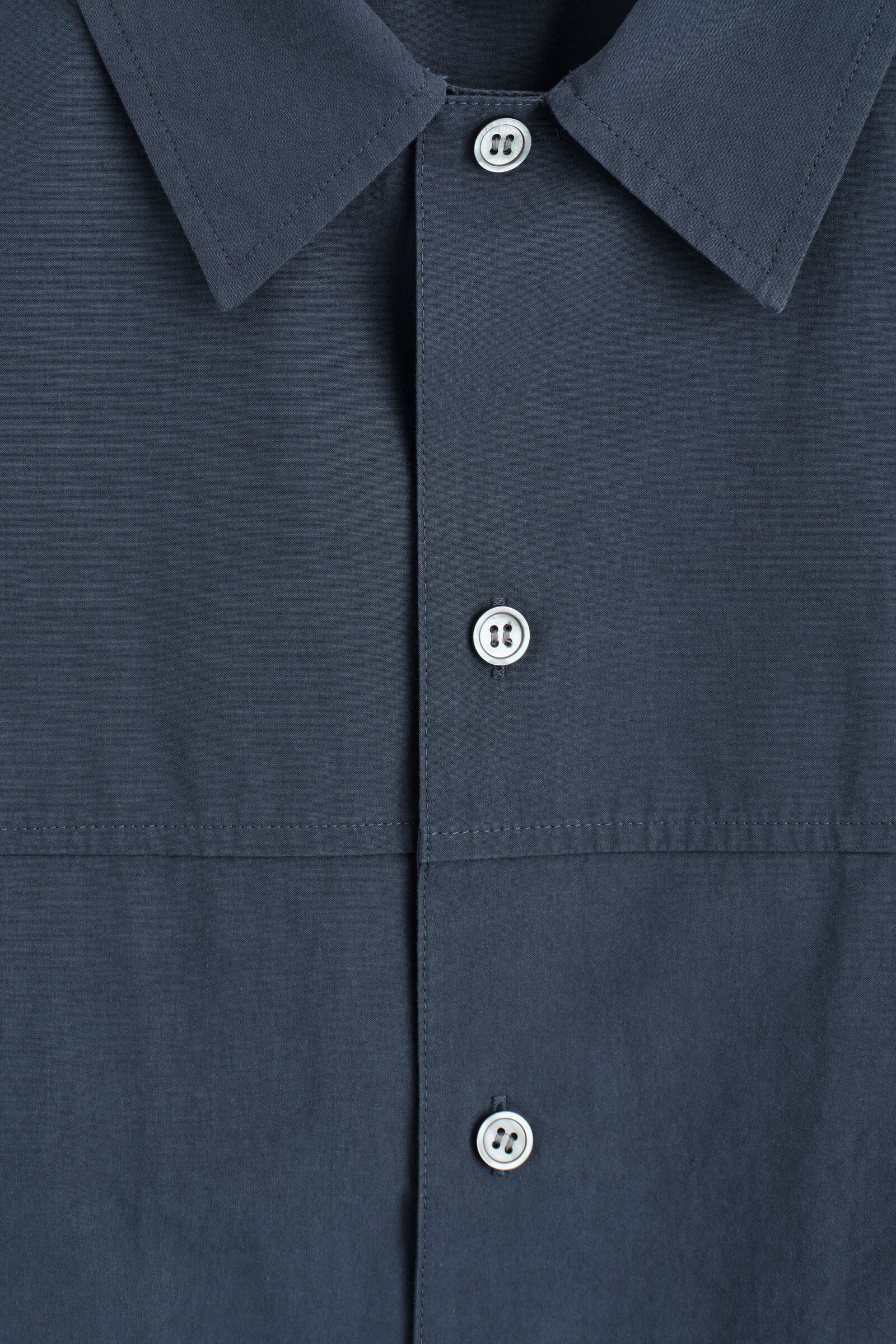BOXY COTTON-POPLIN UTILITY SHIRT ボクシーコットンポプリン 