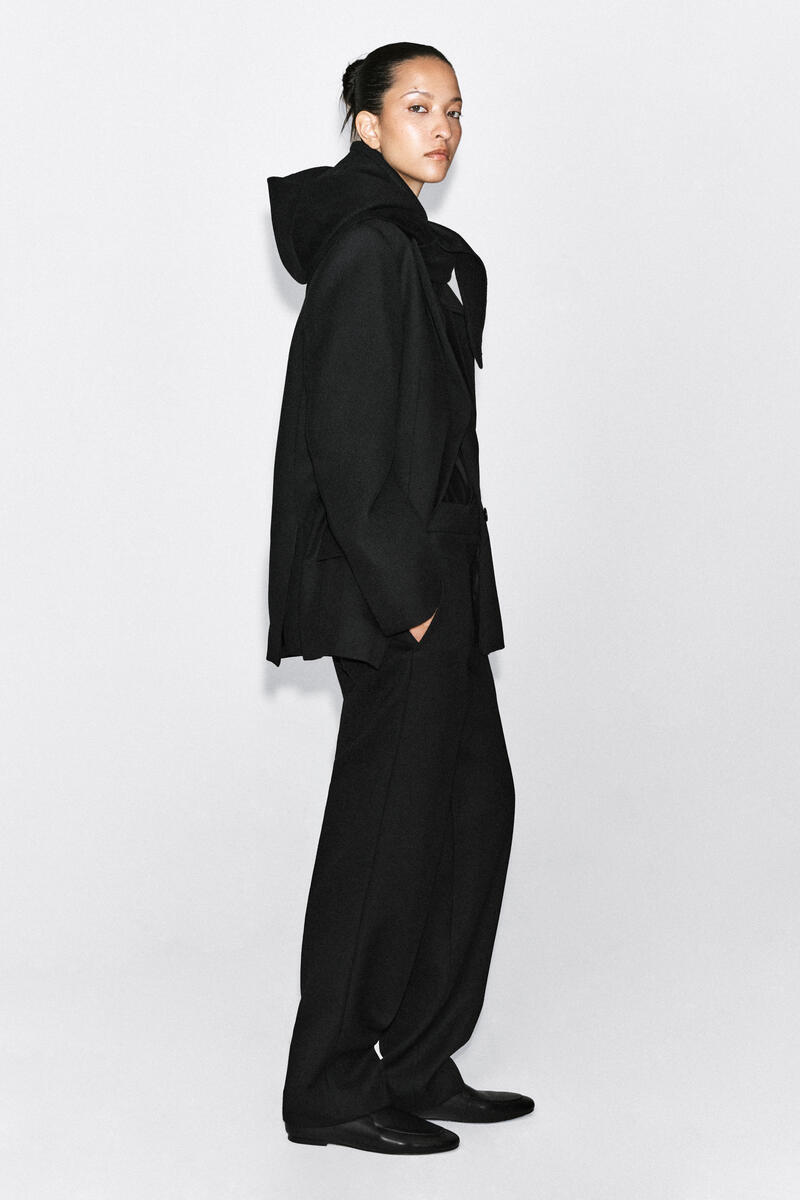 COS ストレートレッグ ウールパンツ
