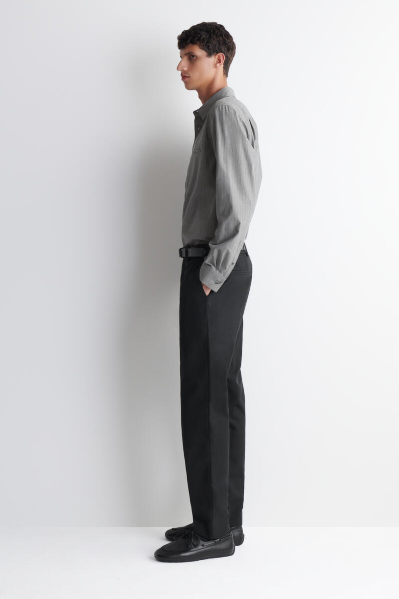 COS コットンブレンド スリムフィット ストレートパンツ