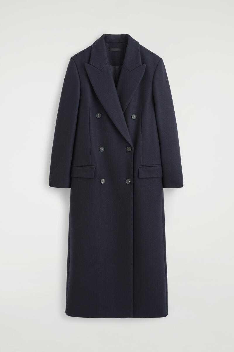 TAILORED WOOL DOUBLE-BREASTED LONG COAT テーラードウール ダブル