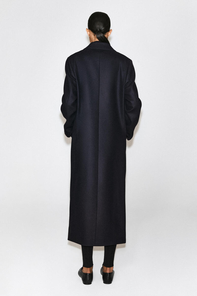 TAILORED WOOL DOUBLE-BREASTED LONG COAT テーラードウール ダブル