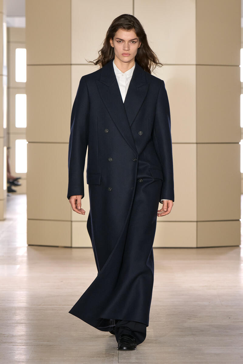 TAILORED WOOL DOUBLE-BREASTED LONG COAT テーラードウール ダブル