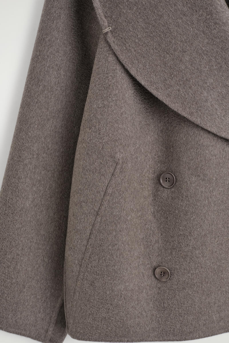 DOUBLE-FACED CASHMERE BOMBER JACKET ダブルフェイス カシミヤ