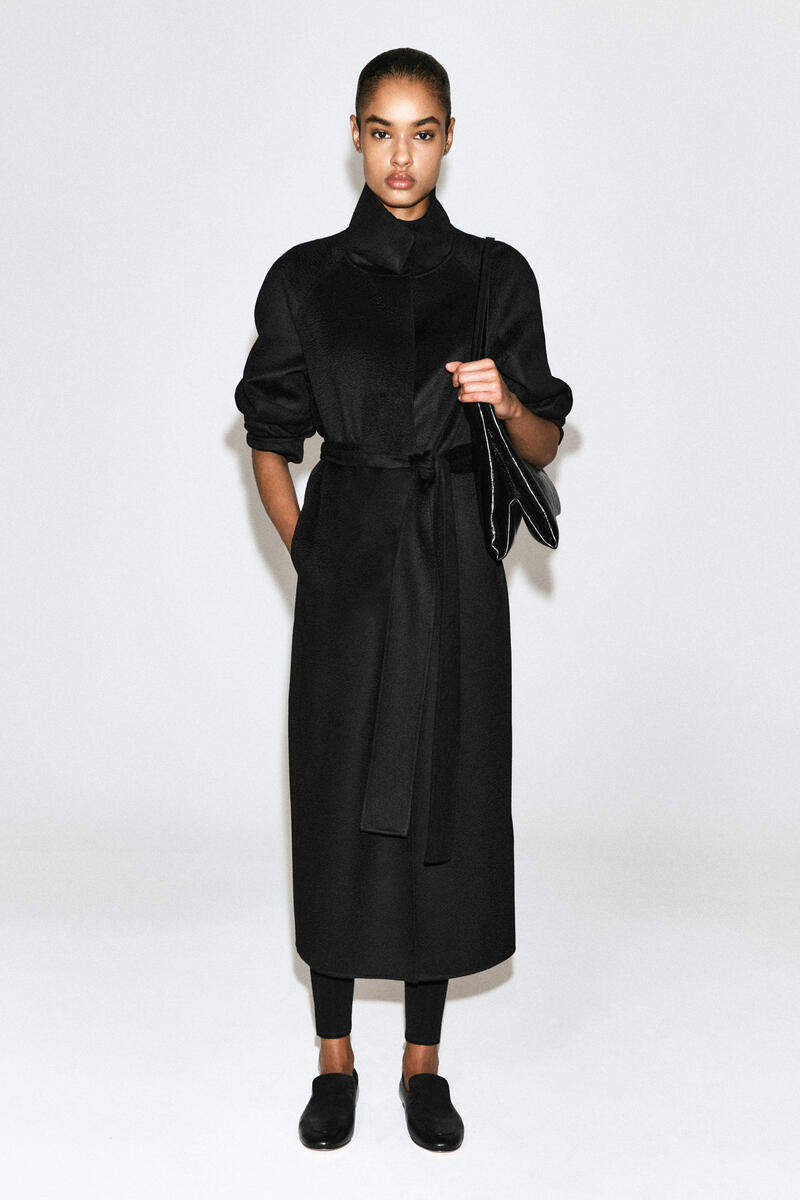【美品】Drawer カシミヤ混 リバーコート ダブルフェイス ベルテッド BELTED DOUBLE-FACED CASHMERE COAT ベルテッド ダブルフェイス