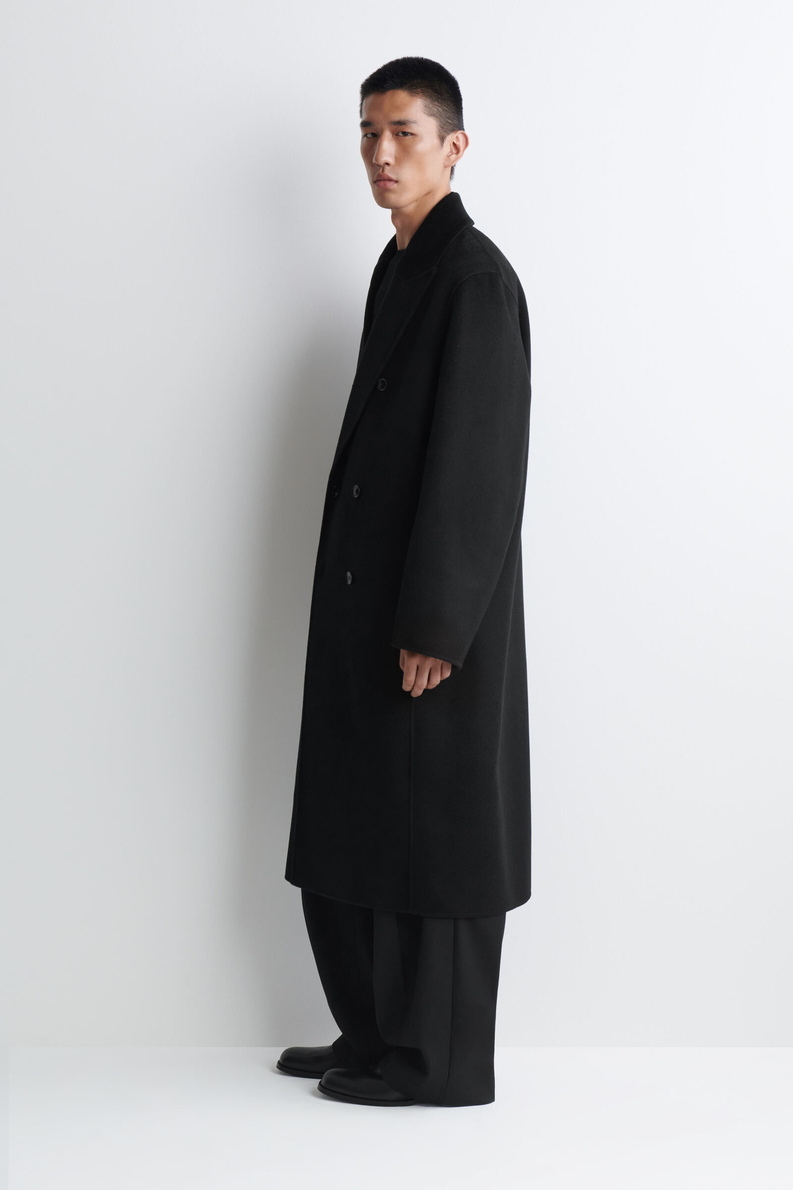 DOUBLE-FACED CASHMERE TAILORED COAT ダブルフェイス カシミヤ