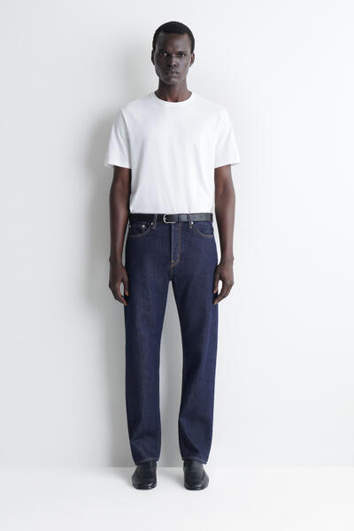 SIGNATURE REGULAR-FIT STRAIGHT-LEG JEANS