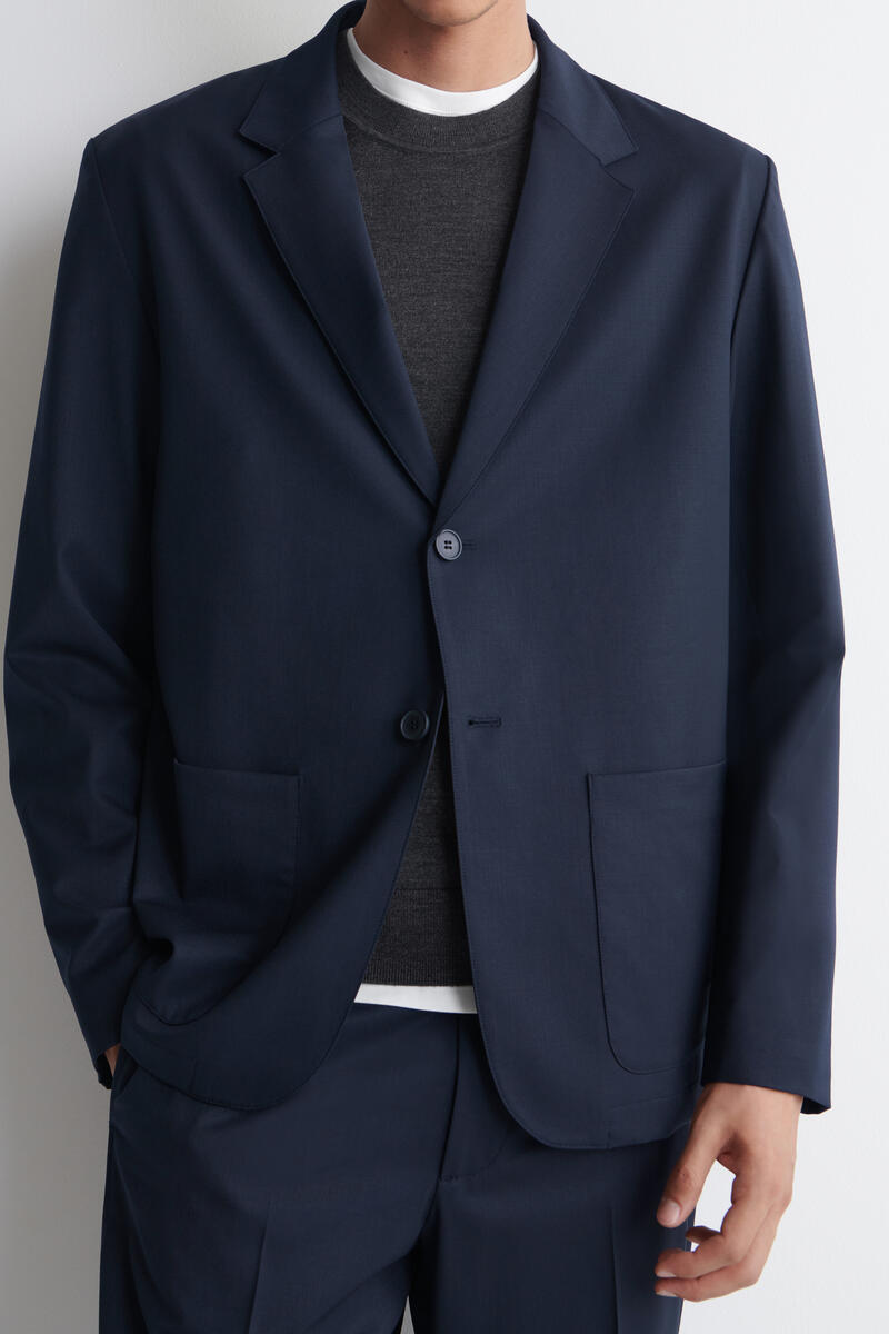 PACKABLE SINGLE-BREASTED BLAZER パッカブル シングルブレスト