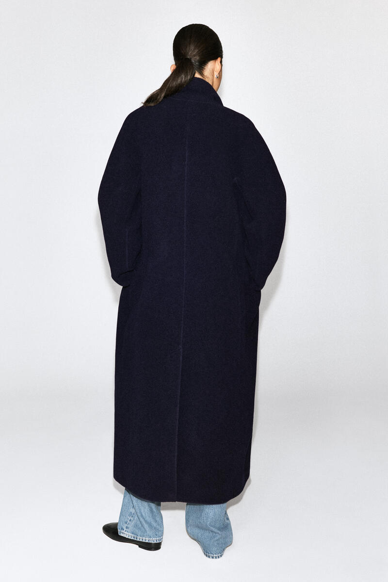 TAILORED DOUBLE-FACED WOOL-BLEND LONG COAT テーラード ダブル