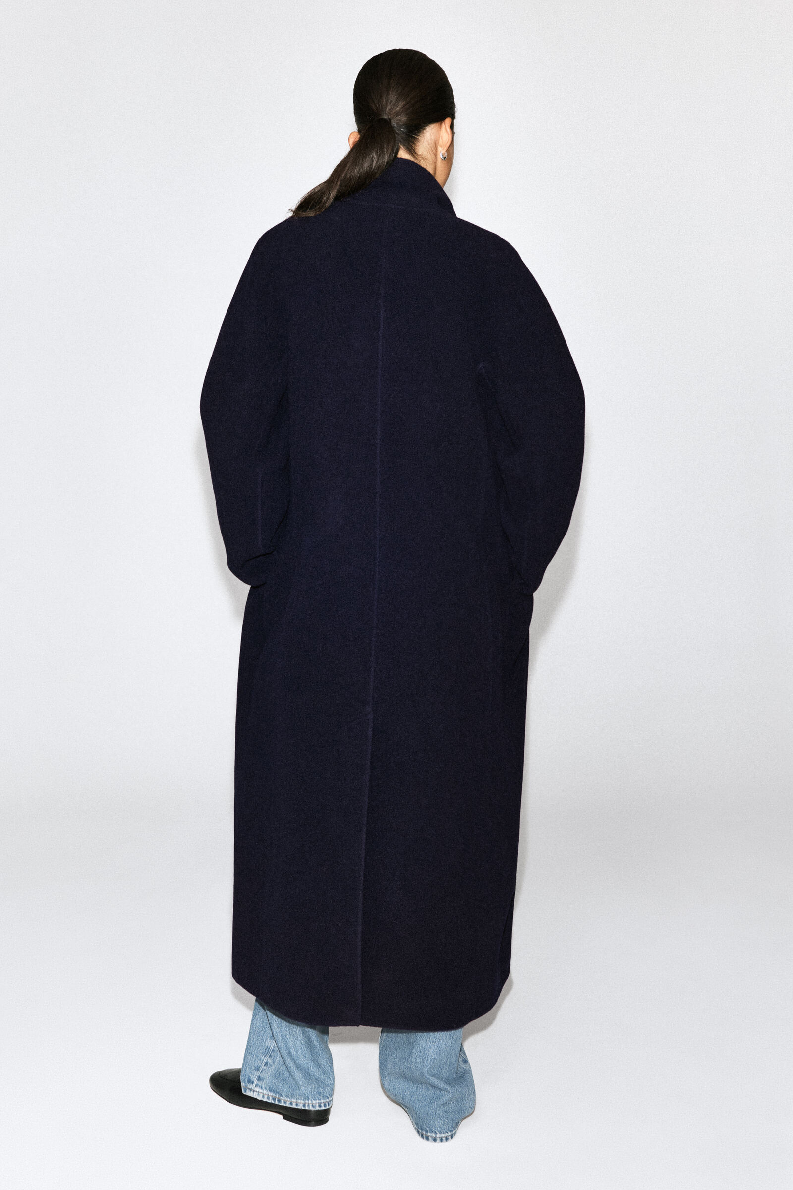 COS ウールブレンド ロングコート TAILORED DOUBLE-FACED WOOL-BLEND LONG COAT テーラード ダブル