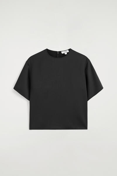 COS オーバーサイズ サテン Tシャツ