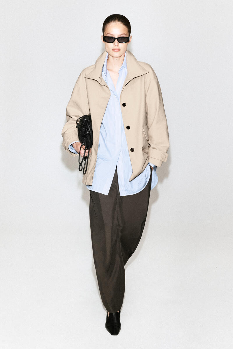 COTTON-TWILL FUNNEL-NECK JACKET コットンツイル ファネルネック