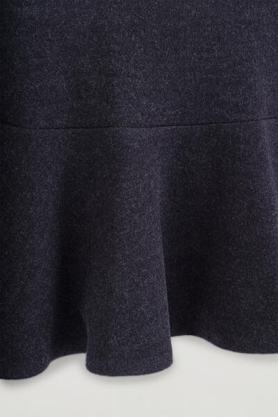 COS ボイルドウール ブレンドミニスカート