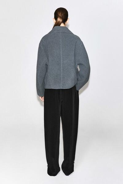 COS オーバーサイズ ダブルフェイスウールジャケット