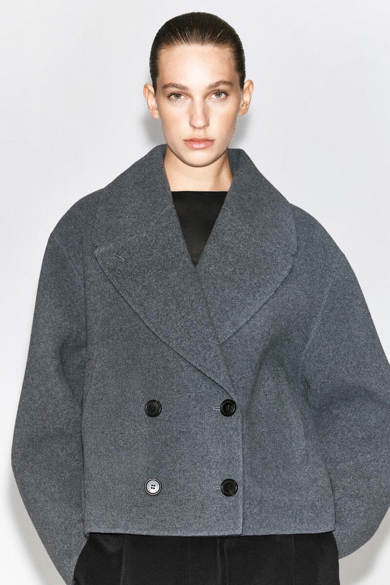 OVERSIZED DOUBLE-FACED WOOL JACKET オーバーサイズ ダブルフェイス