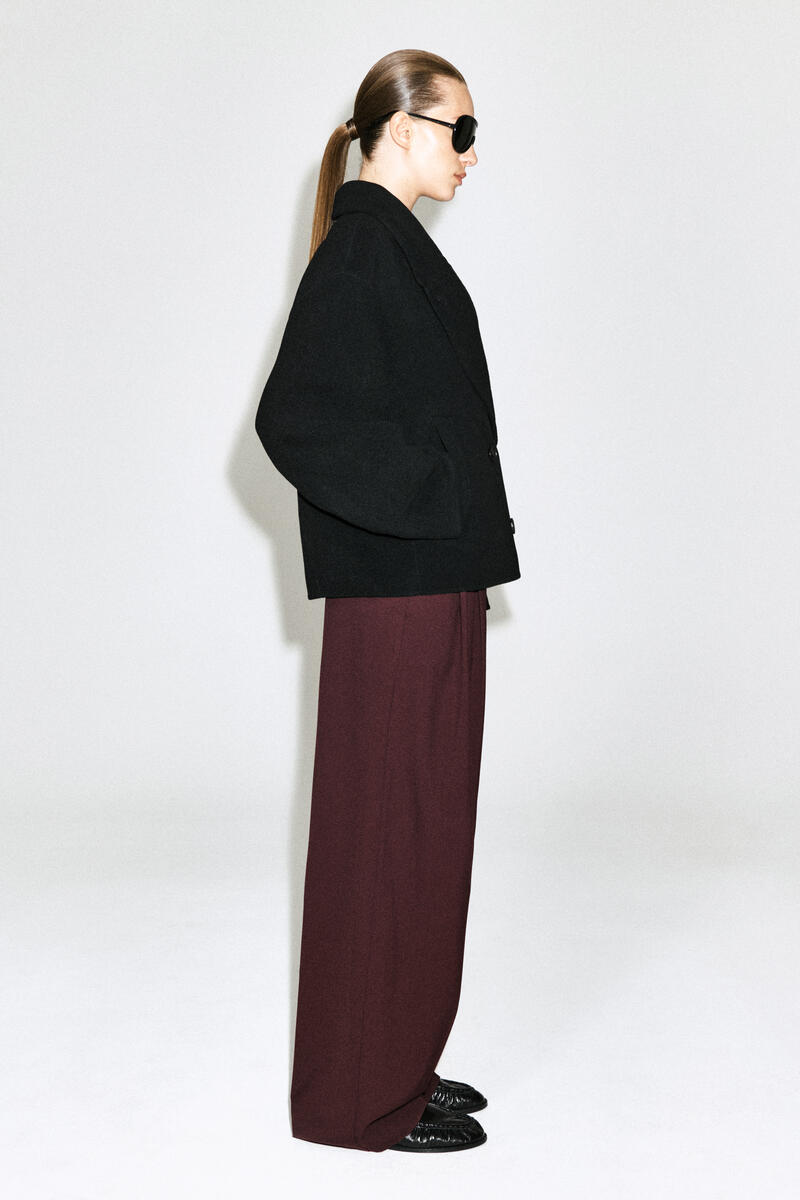 OVERSIZED DOUBLE-FACED WOOL JACKET オーバーサイズ ダブルフェイス