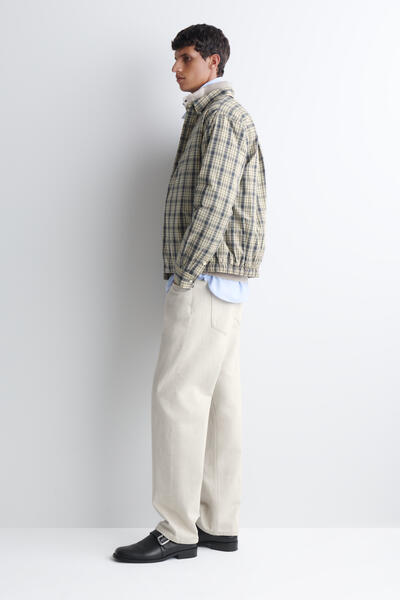 COS パデッド チェックコットン オーバーシャツ