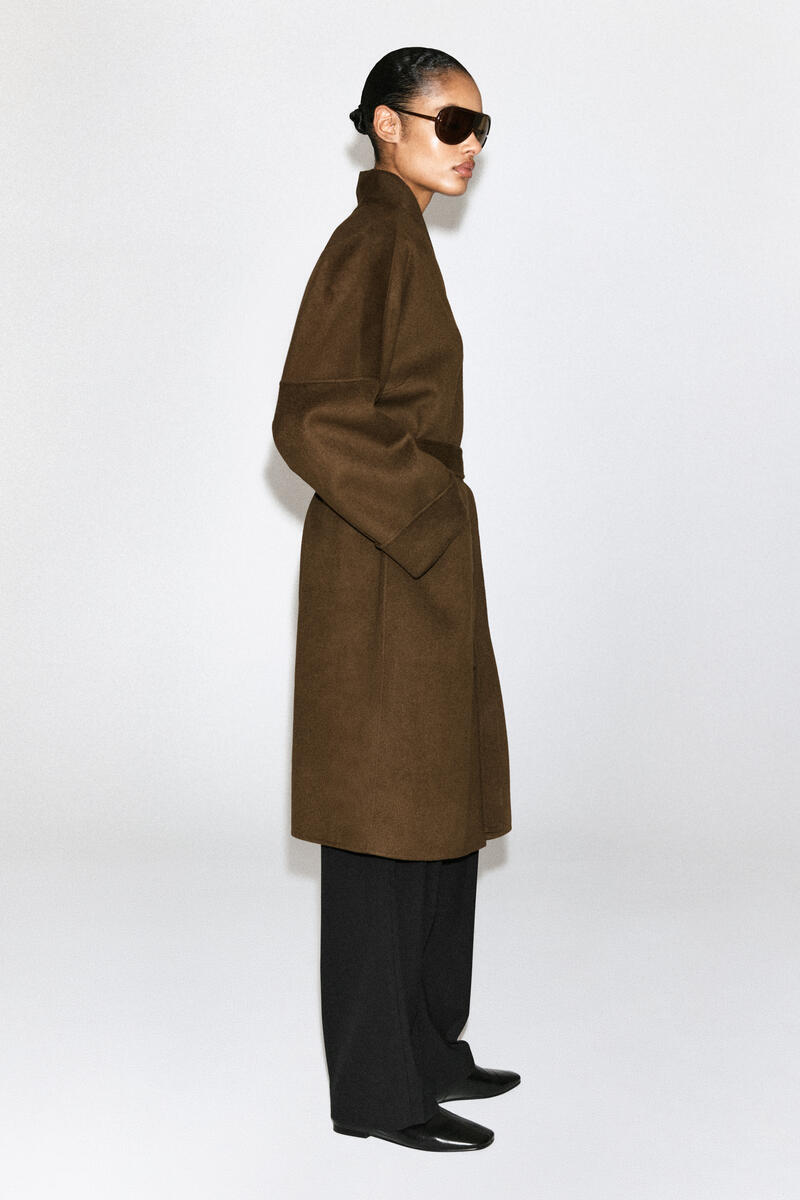 OVERSIZED DOUBLE-FACED WOOL SHAWL COAT オーバーサイズダブル