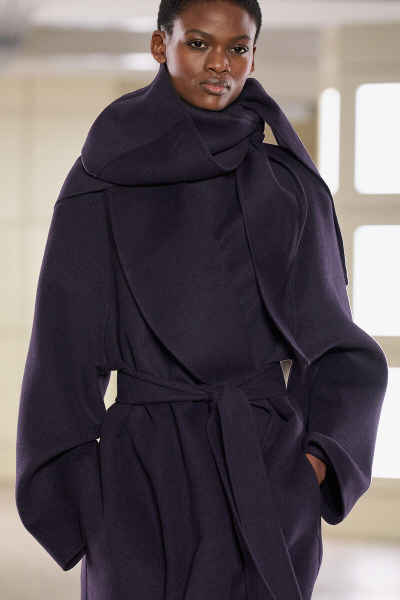 DOUBLE-FACED WOOL SHAWL-COLLAR COAT ダブルフェイスウール ショール