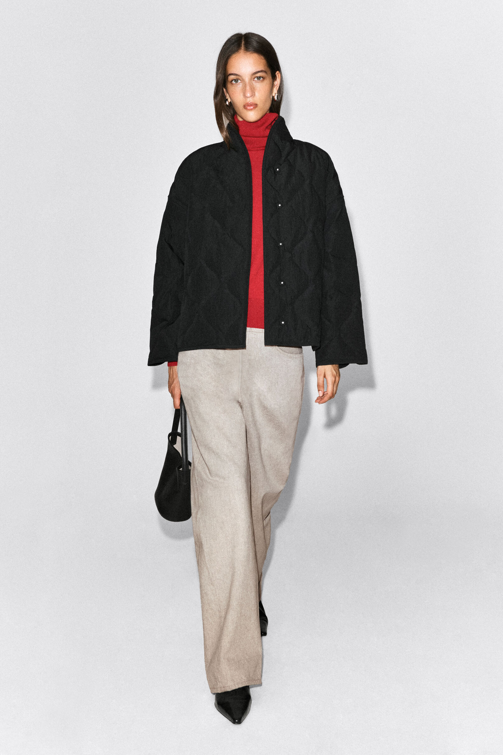 SHAWL-COLLAR QUILTED JACKET ショールカラー キルティングジャケット