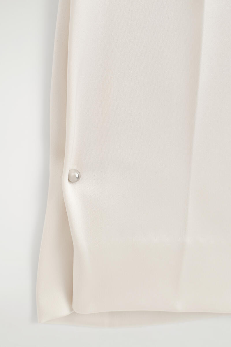 COS テーラード マットサテン バレルレッグパンツ