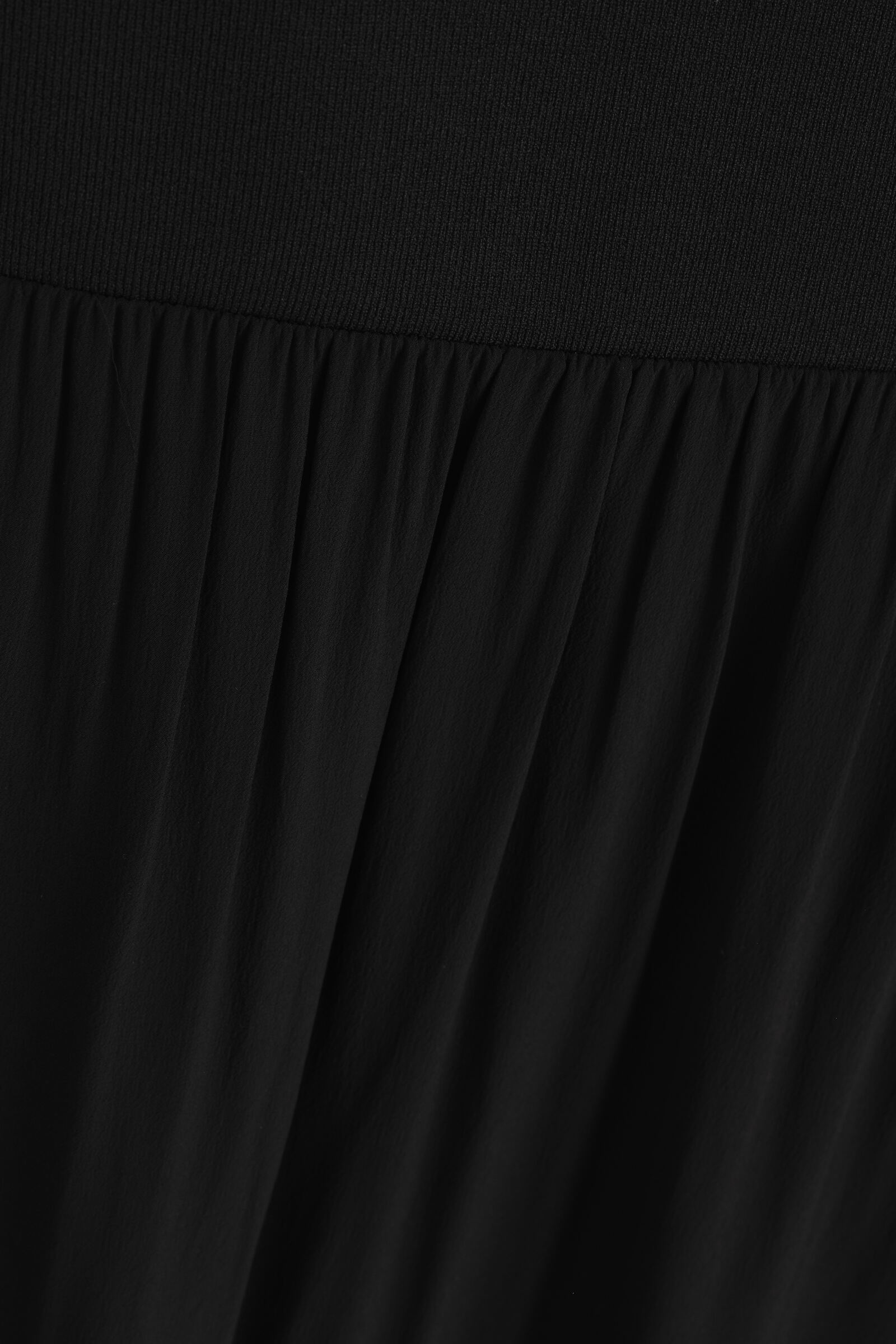 CONTRAST-PANEL MAXI DRESS コントラストパネルミニワンピース